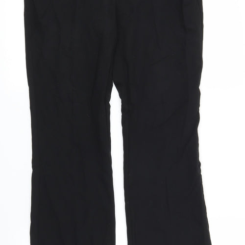NEXT Womens Black   Trousers  Size 8 L28 in