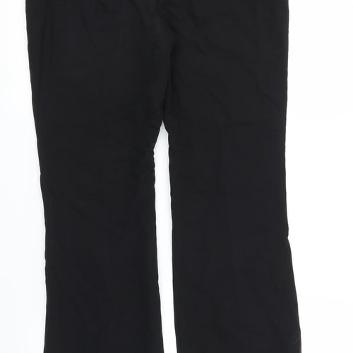 NEXT Womens Black   Trousers  Size 8 L28 in
