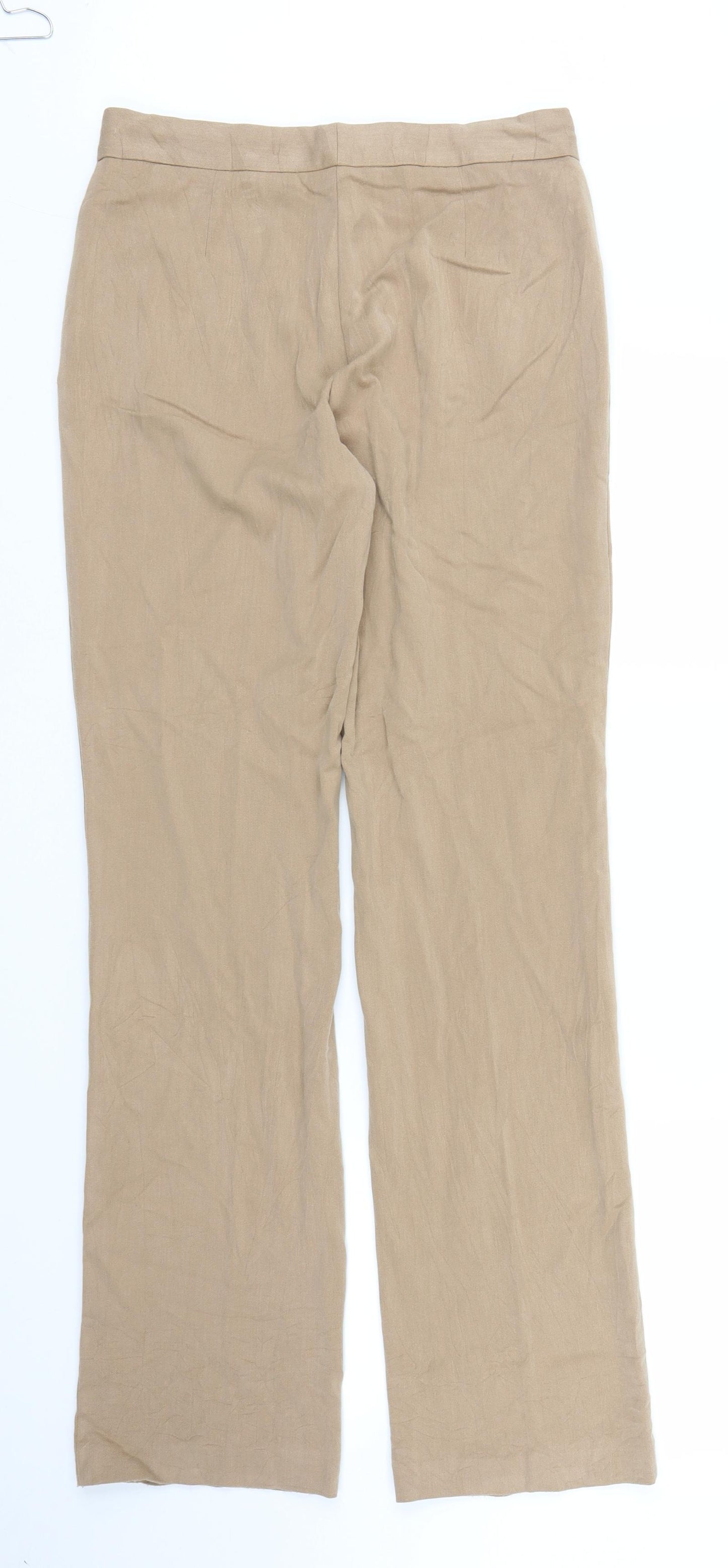 M&S Womens Beige   Trousers  Size 10 L30 in