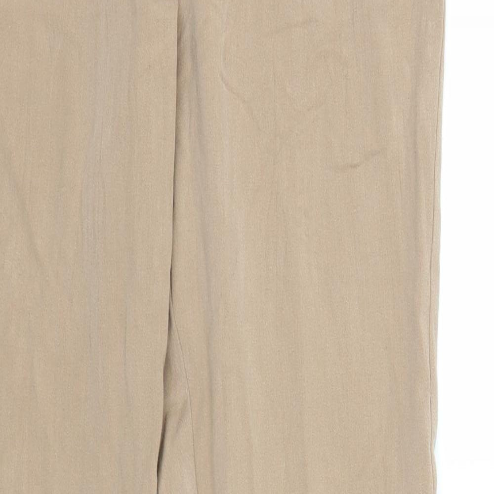 M&S Womens Beige   Trousers  Size 10 L30 in