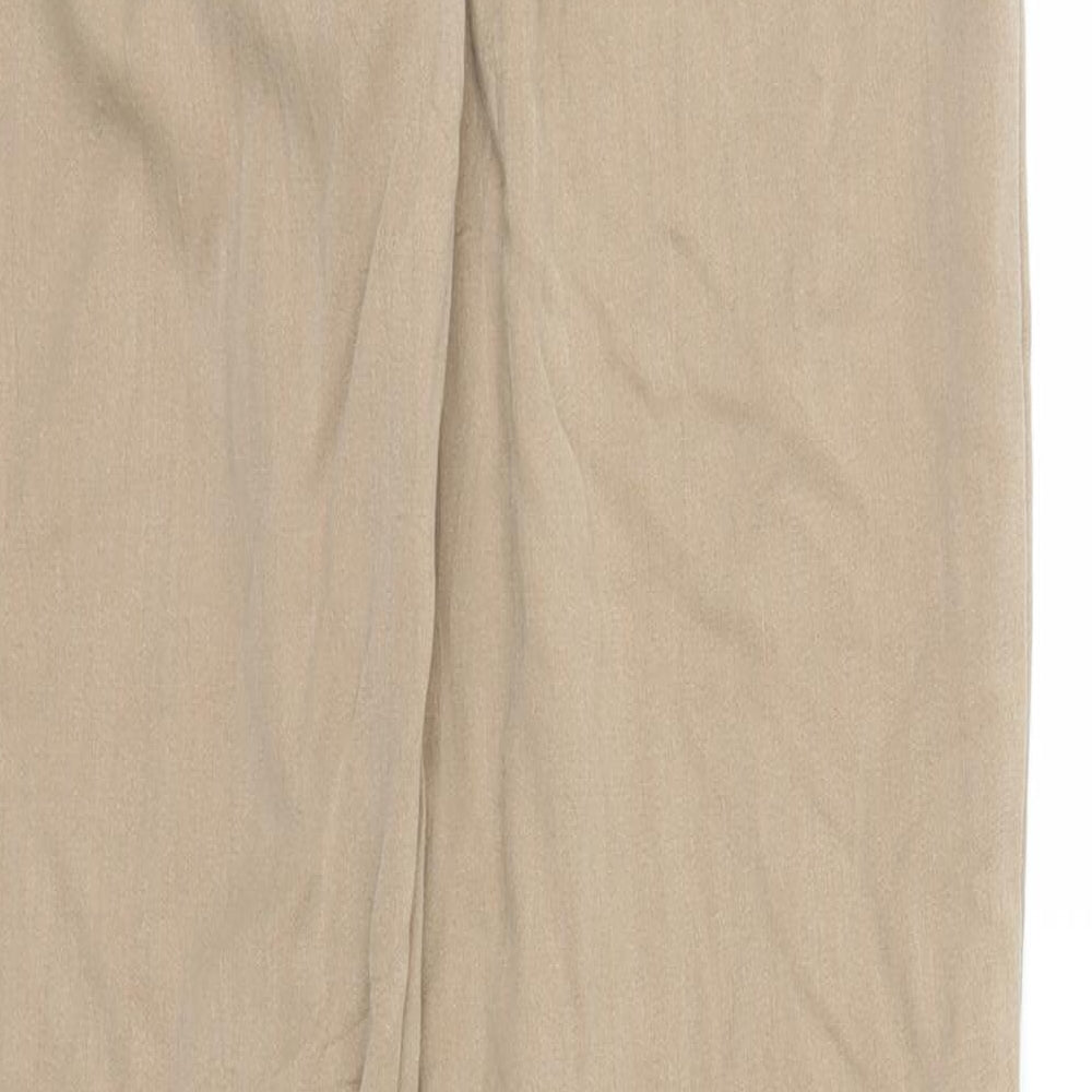 M&S Womens Beige   Trousers  Size 10 L30 in