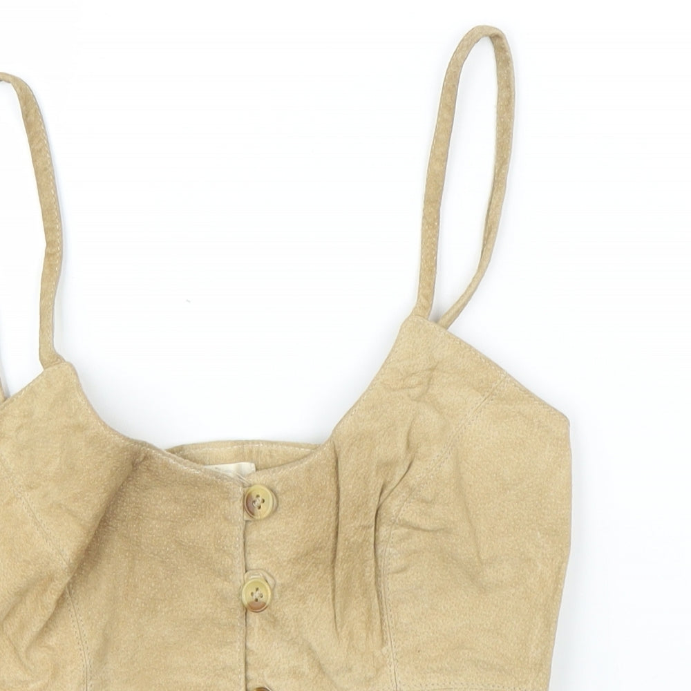 Amber Womens Beige   Camisole Blouse Size 6  - Corset