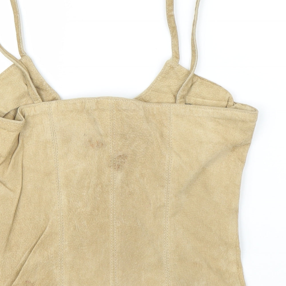 Amber Womens Beige   Camisole Blouse Size 6  - Corset