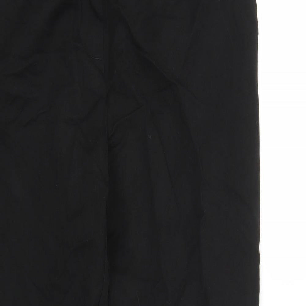 Papaya Womens Black   Trousers  Size 12 L25 in
