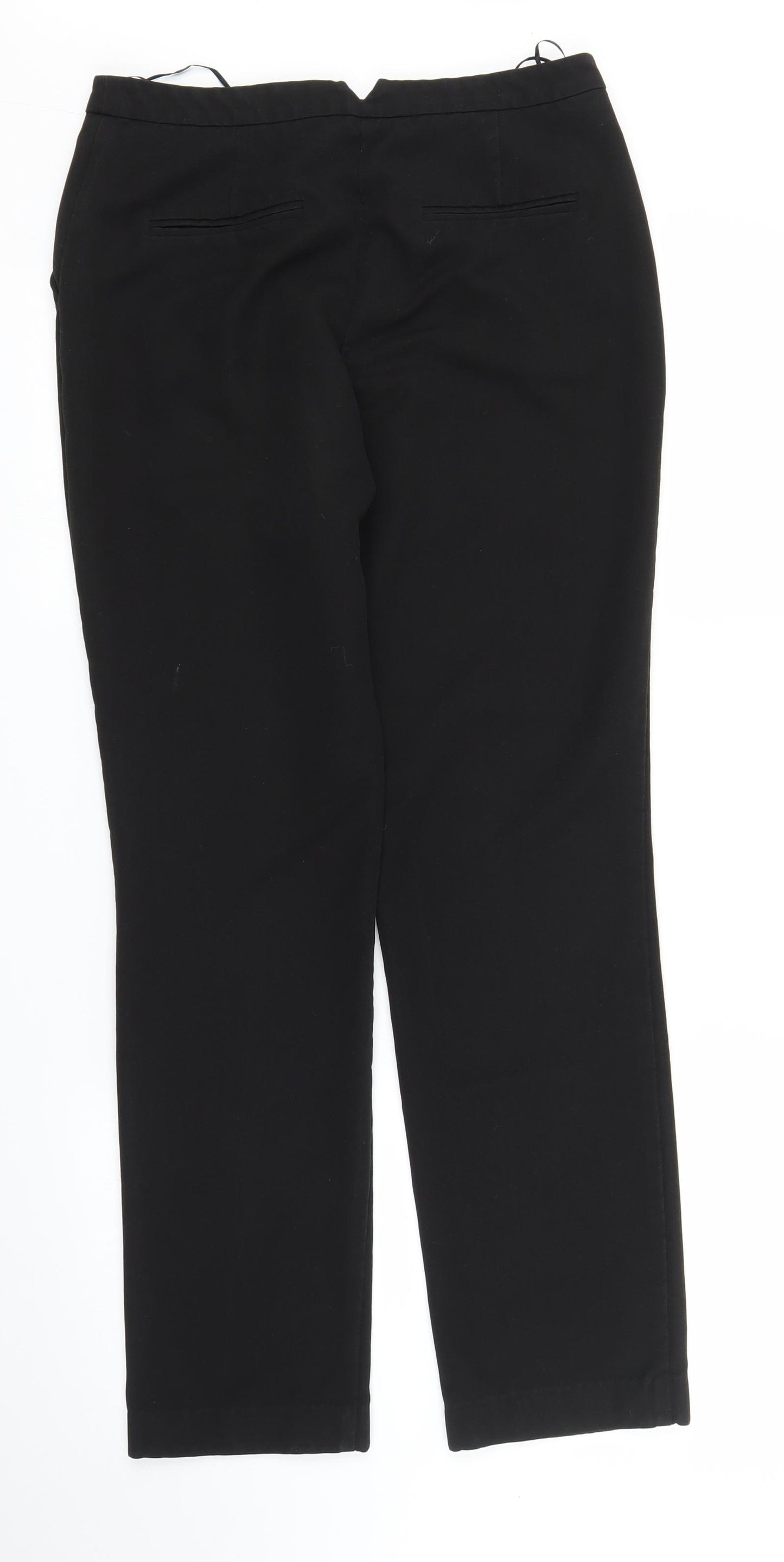Papaya Womens Black   Trousers  Size 10 L26 in