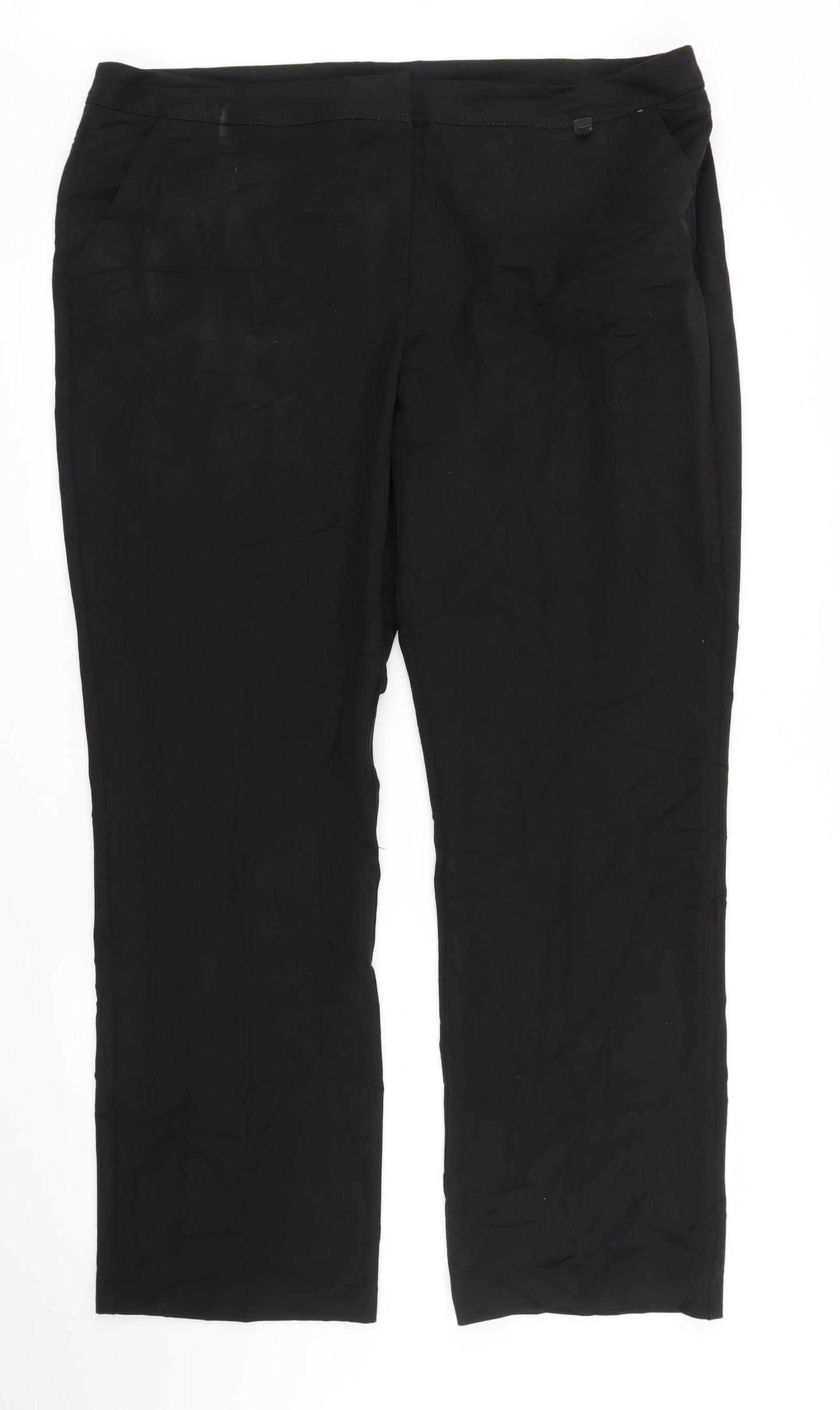 Bonmarché Womens Black   Trousers  Size 20 L29 in