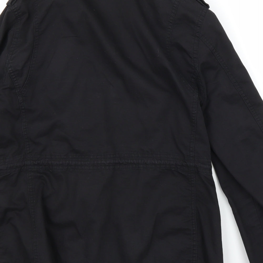 New Look Womens Black   Military Jacket Jacket Size 12