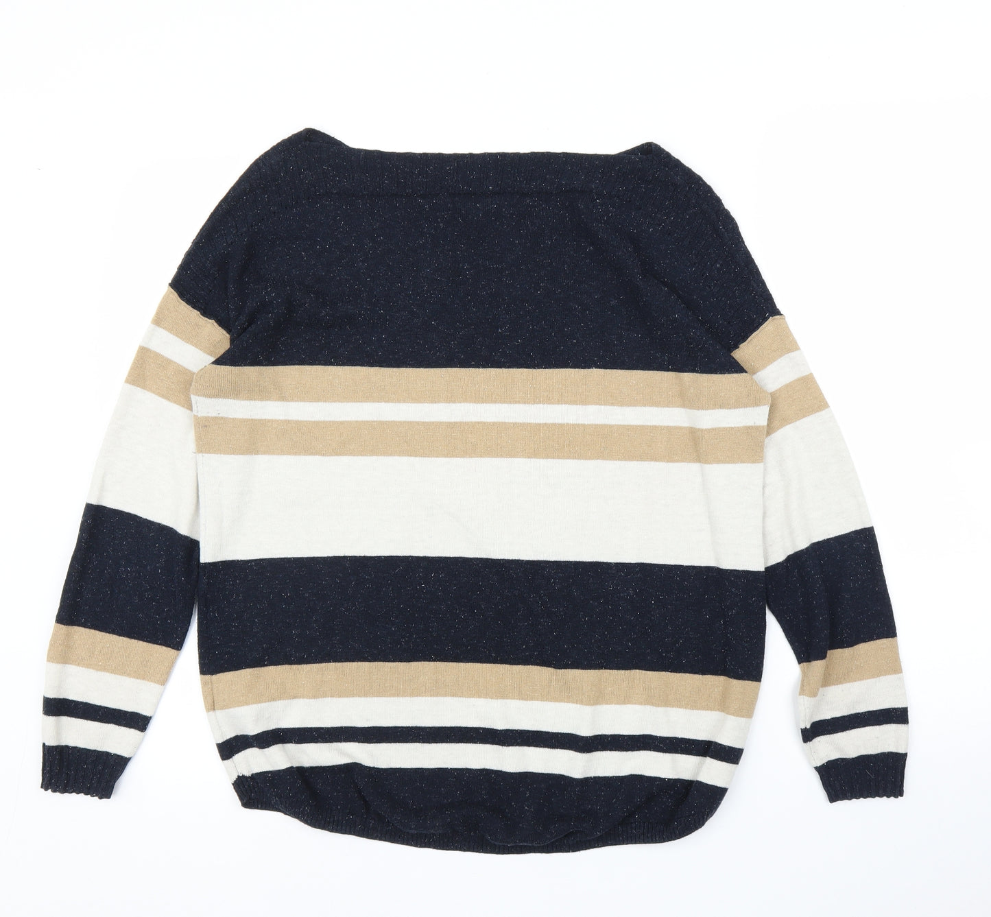 NEXT Womens Blue Striped  Pullover Jumper Size 16
