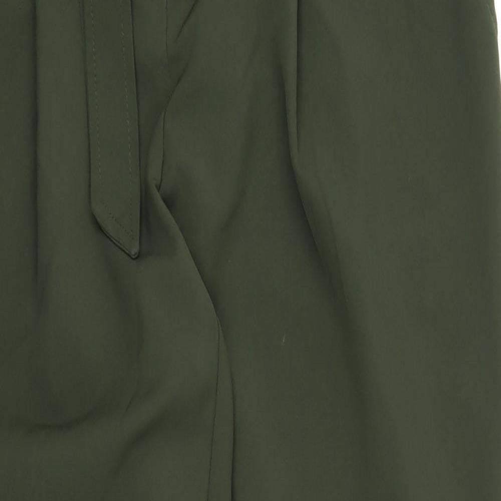 New Look Womens Green   Carrot Trousers Size 10 L25 in