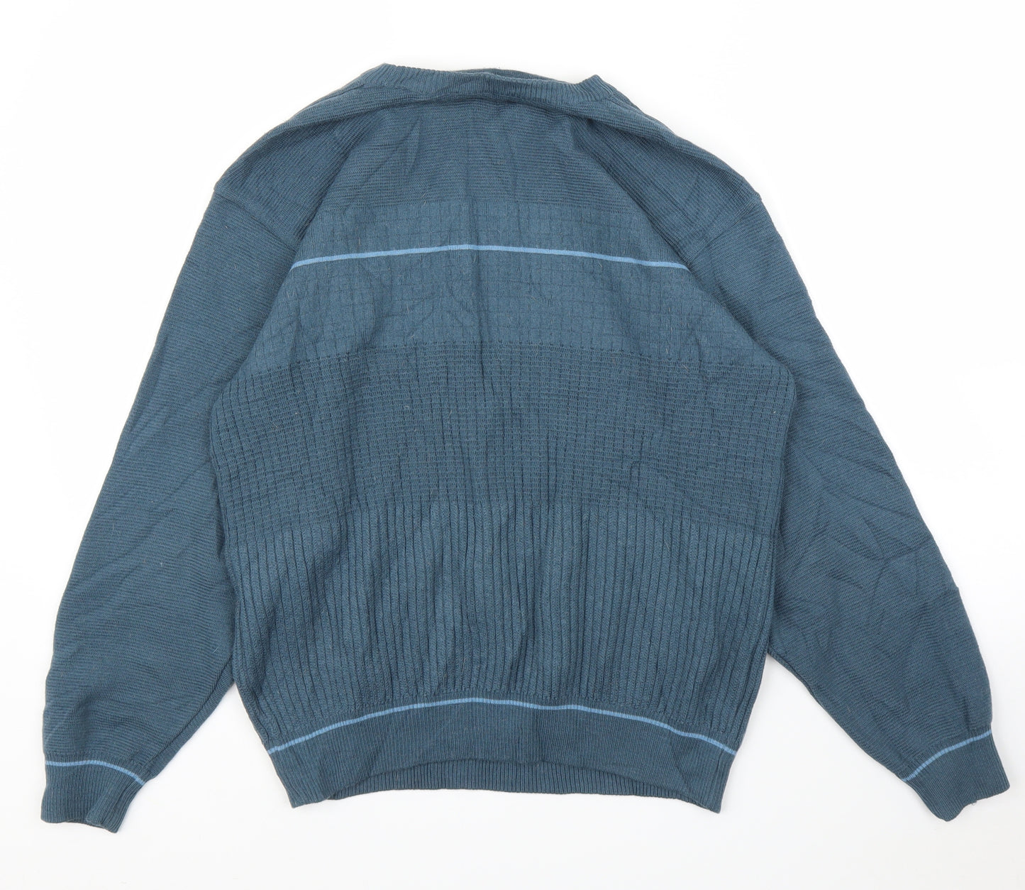 M&S Mens Blue   Pullover Jumper Size M