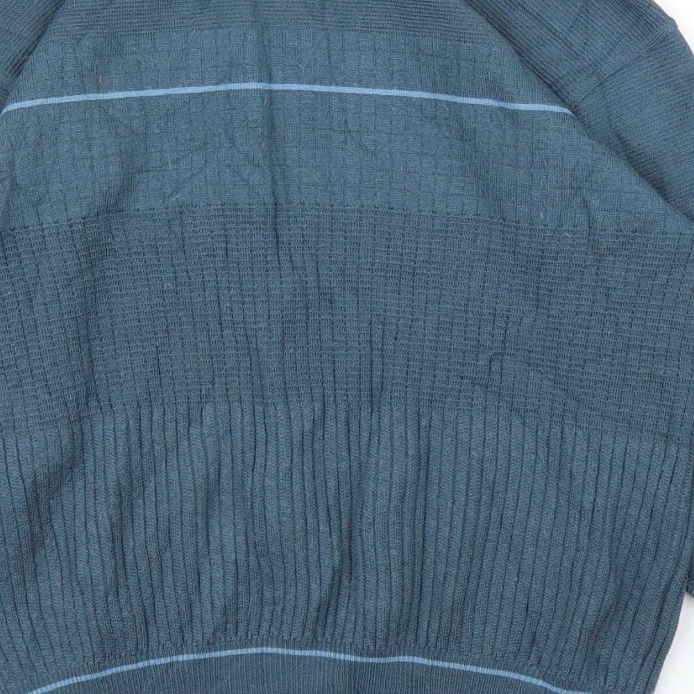 M&S Mens Blue   Pullover Jumper Size M