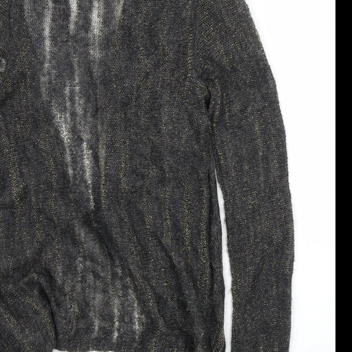 NEXT Womens Grey   Cardigan Jumper Size S