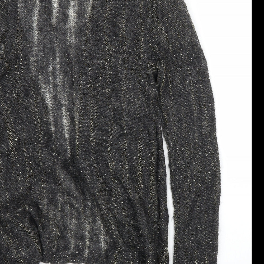 NEXT Womens Grey   Cardigan Jumper Size S