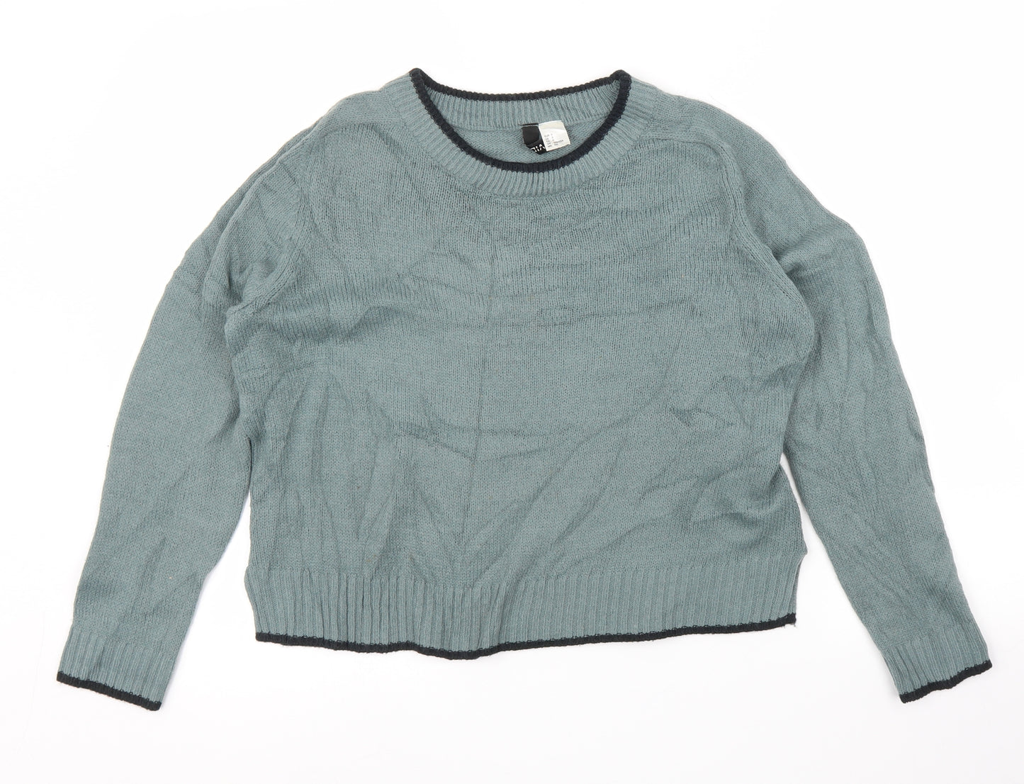 H&M Womens Green   Pullover Jumper Size S