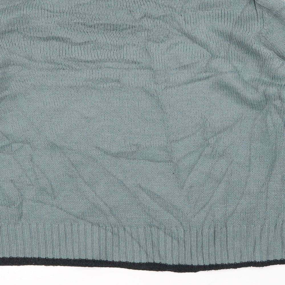H&M Womens Green   Pullover Jumper Size S