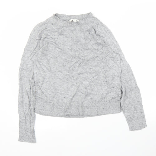 H&M Womens Grey   Pullover Jumper Size S
