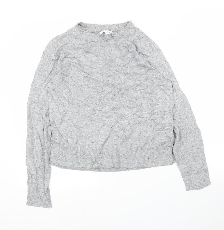 H&M Womens Grey   Pullover Jumper Size S