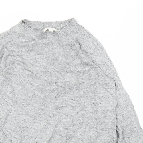 H&M Womens Grey   Pullover Jumper Size S