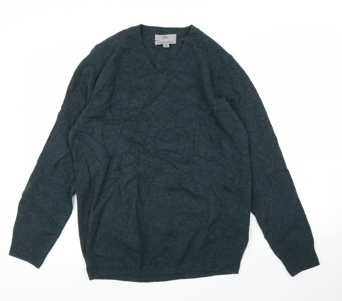 M&S Mens Green   Pullover Jumper Size M