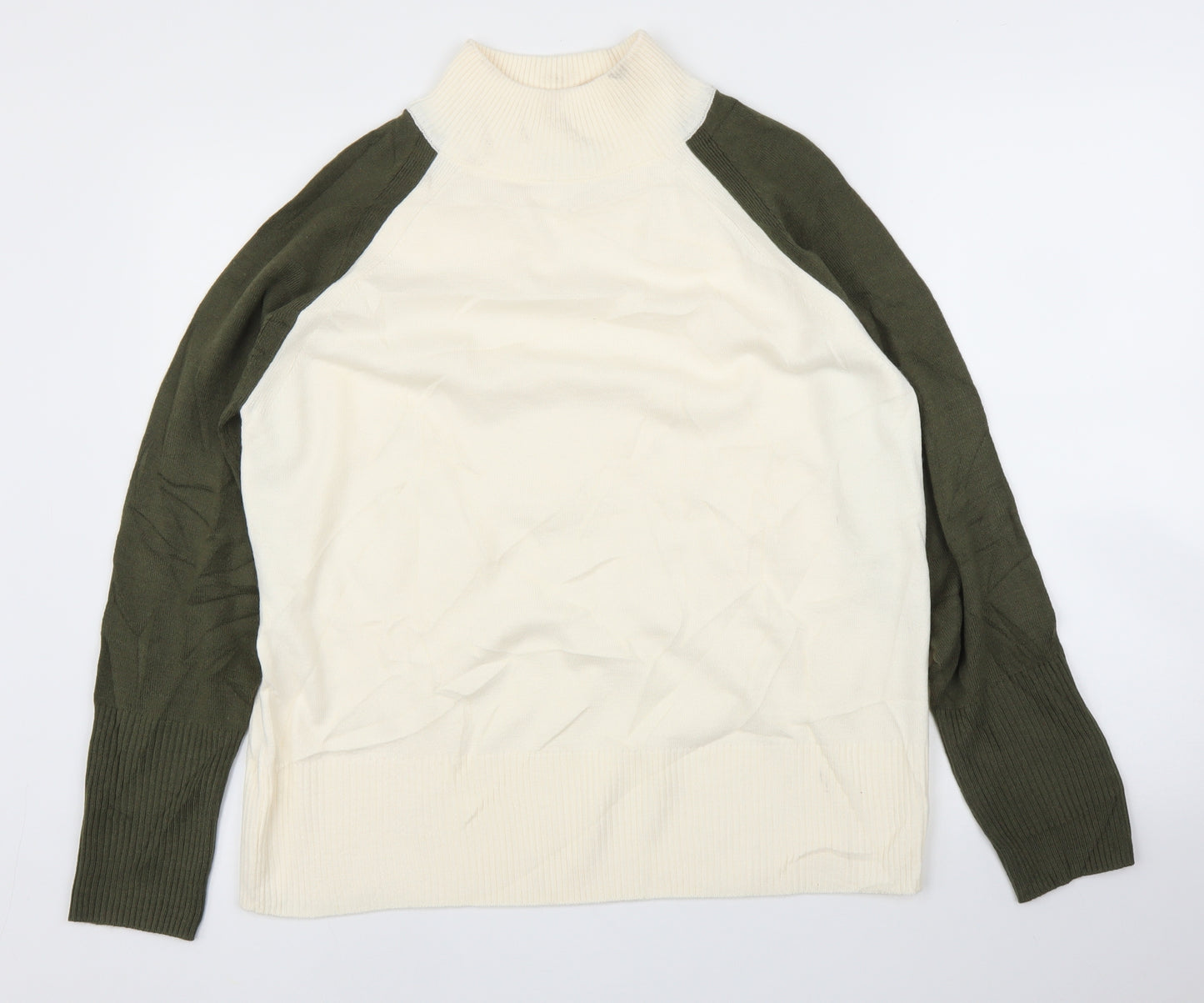 M&S Mens White   Pullover Jumper Size M