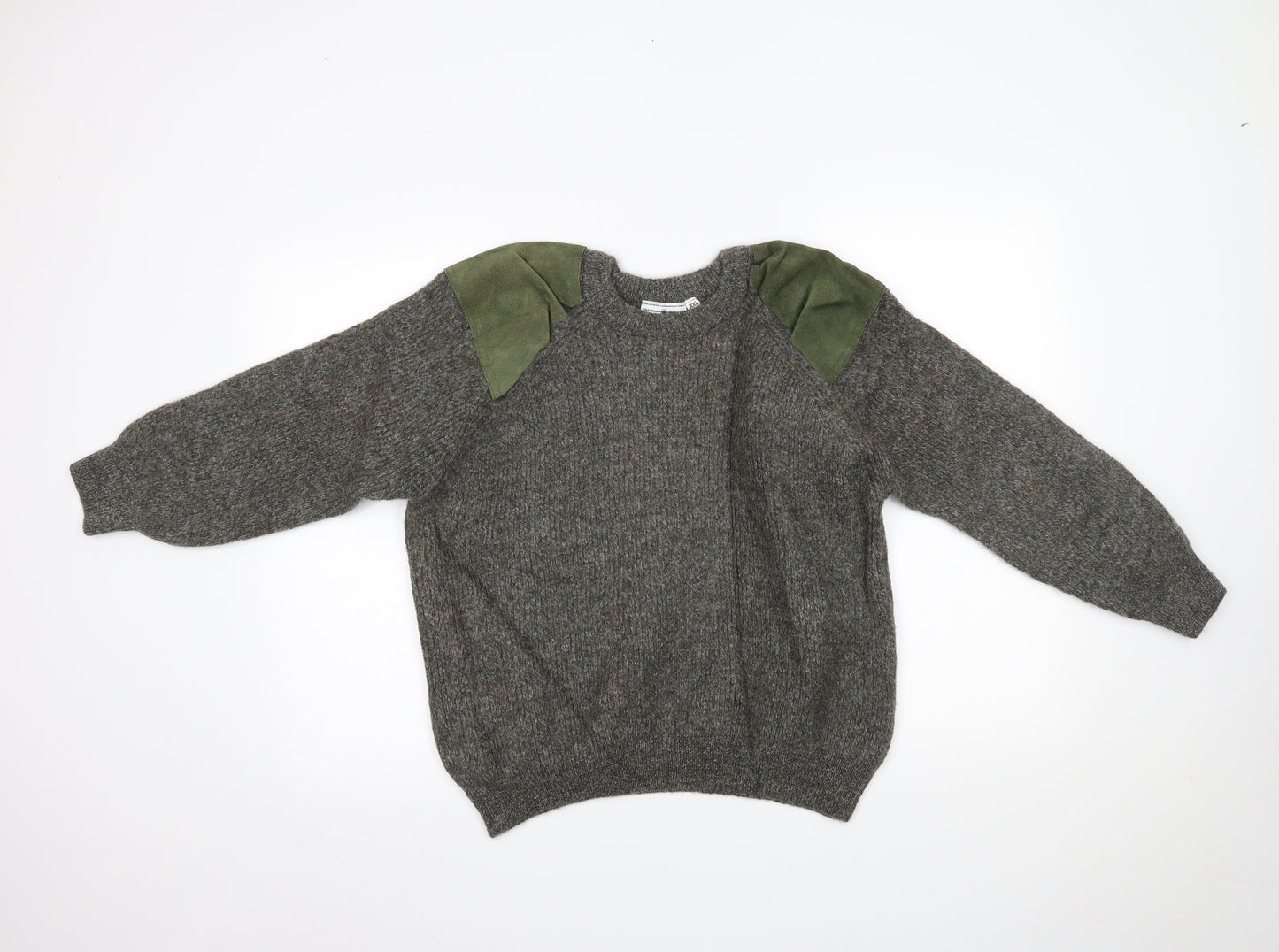 swaledale woollens Mens Green   Pullover Jumper Size 2XL