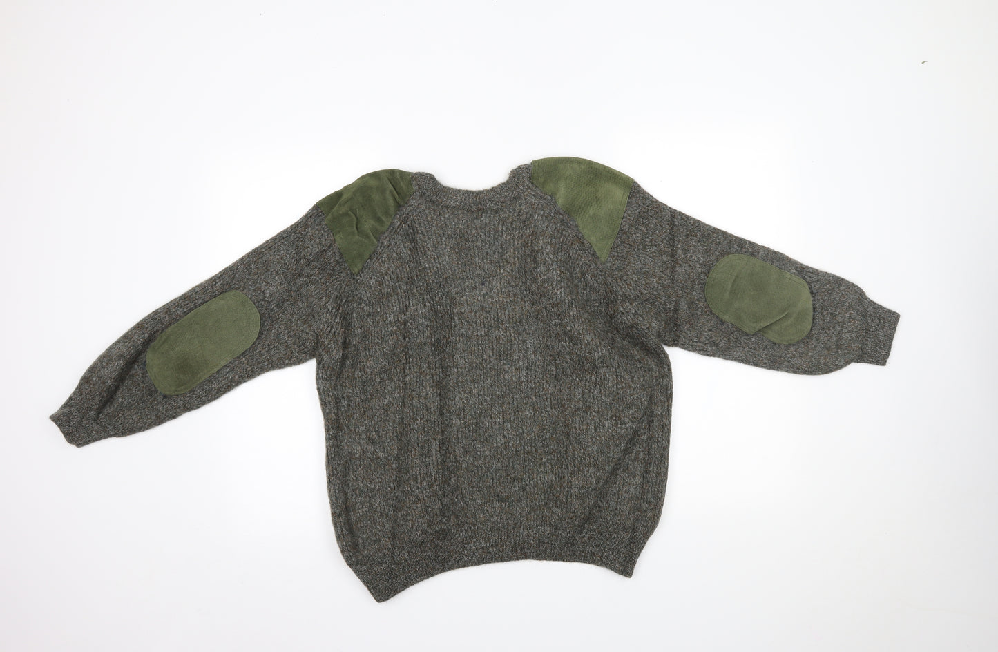 swaledale woollens Mens Green   Pullover Jumper Size 2XL