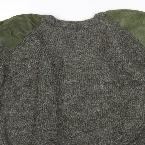 swaledale woollens Mens Green   Pullover Jumper Size 2XL