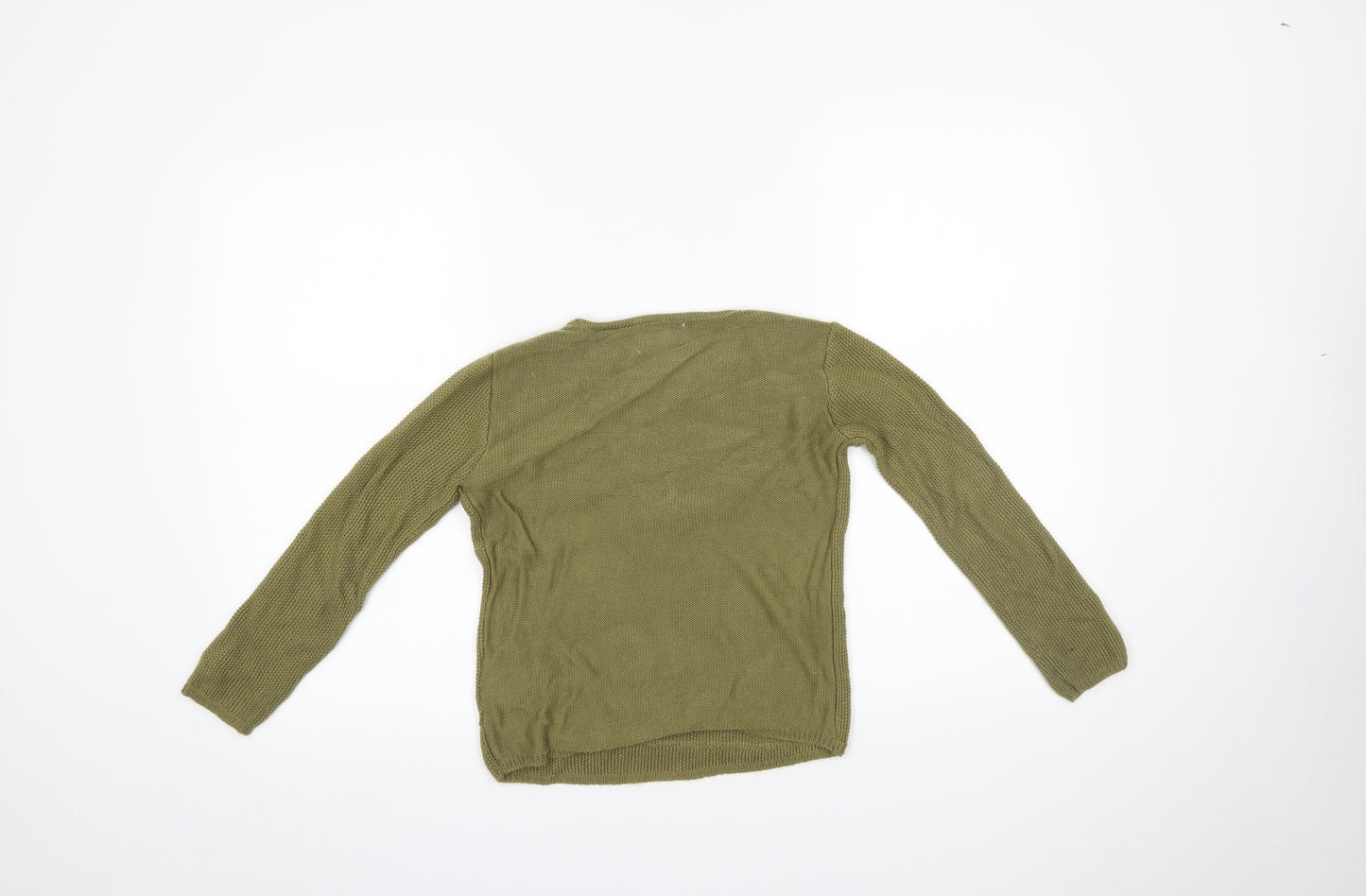 Zara Girls Green   Pullover Jumper Size 9-10 Years