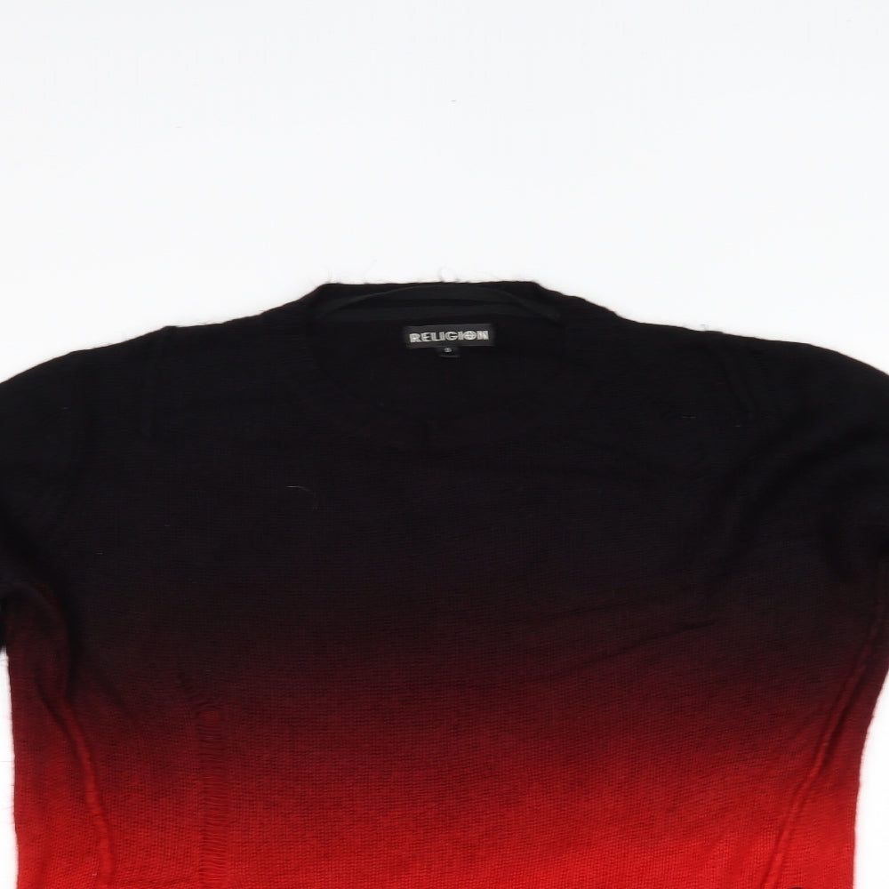 Religion Womens Red   Pullover Jumper Size S