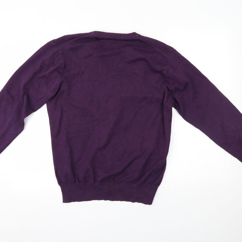 Full Circle Mens Purple   Pullover Jumper Size L