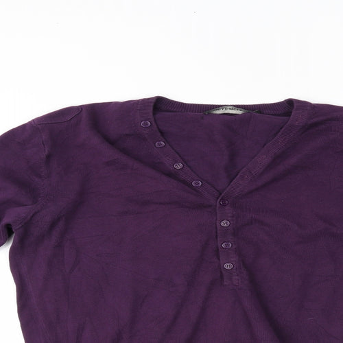 Full Circle Mens Purple   Pullover Jumper Size L