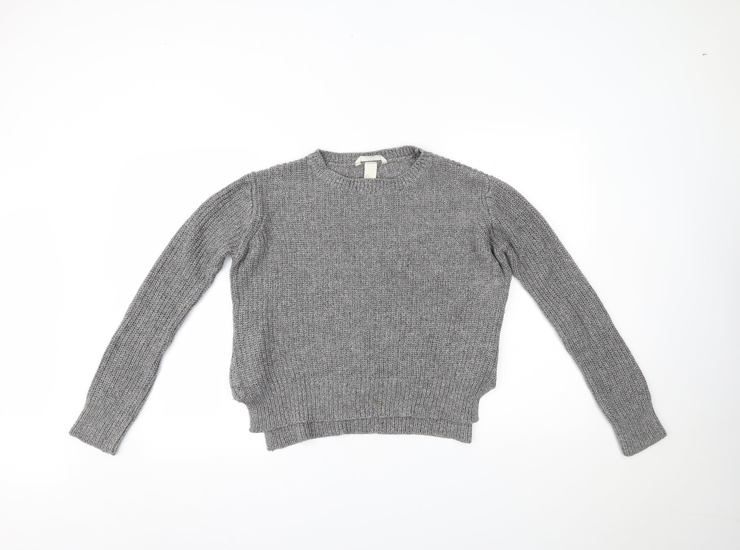 H&M Womens Grey   Pullover Jumper Size S