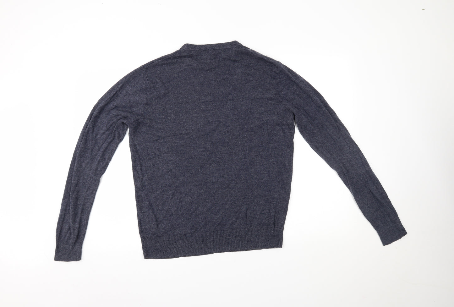 Atlantic Bay Mens Blue   Pullover Jumper Size M