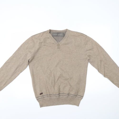 RJR.John Rocha Mens Brown   Pullover Jumper Size S