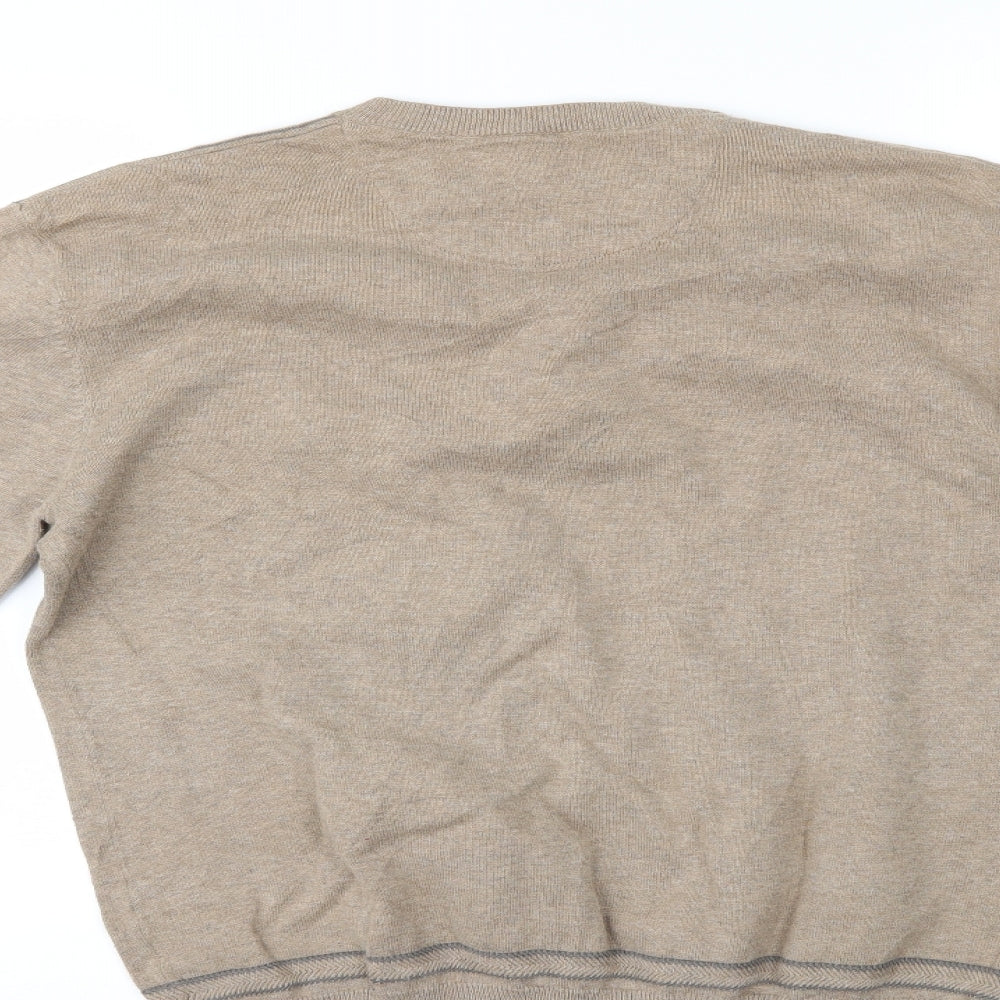 RJR.John Rocha Mens Brown   Pullover Jumper Size S