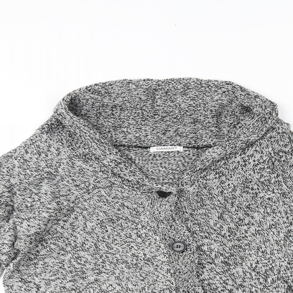 Damart Womens Grey   Cardigan Jumper Size 20
