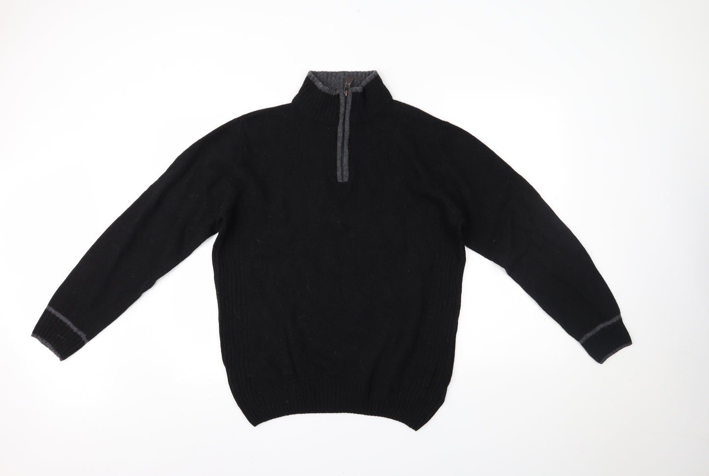 NEXT Mens Black   Pullover Jumper Size L