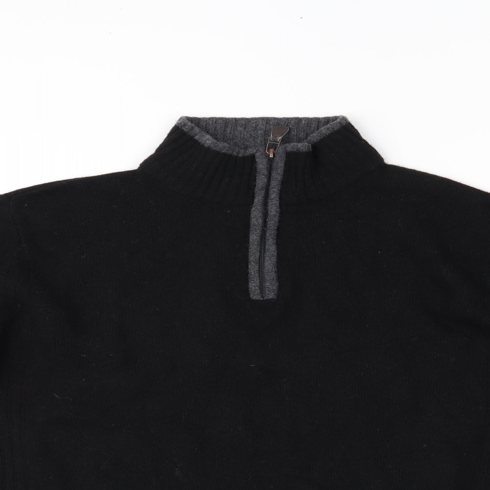 NEXT Mens Black   Pullover Jumper Size L