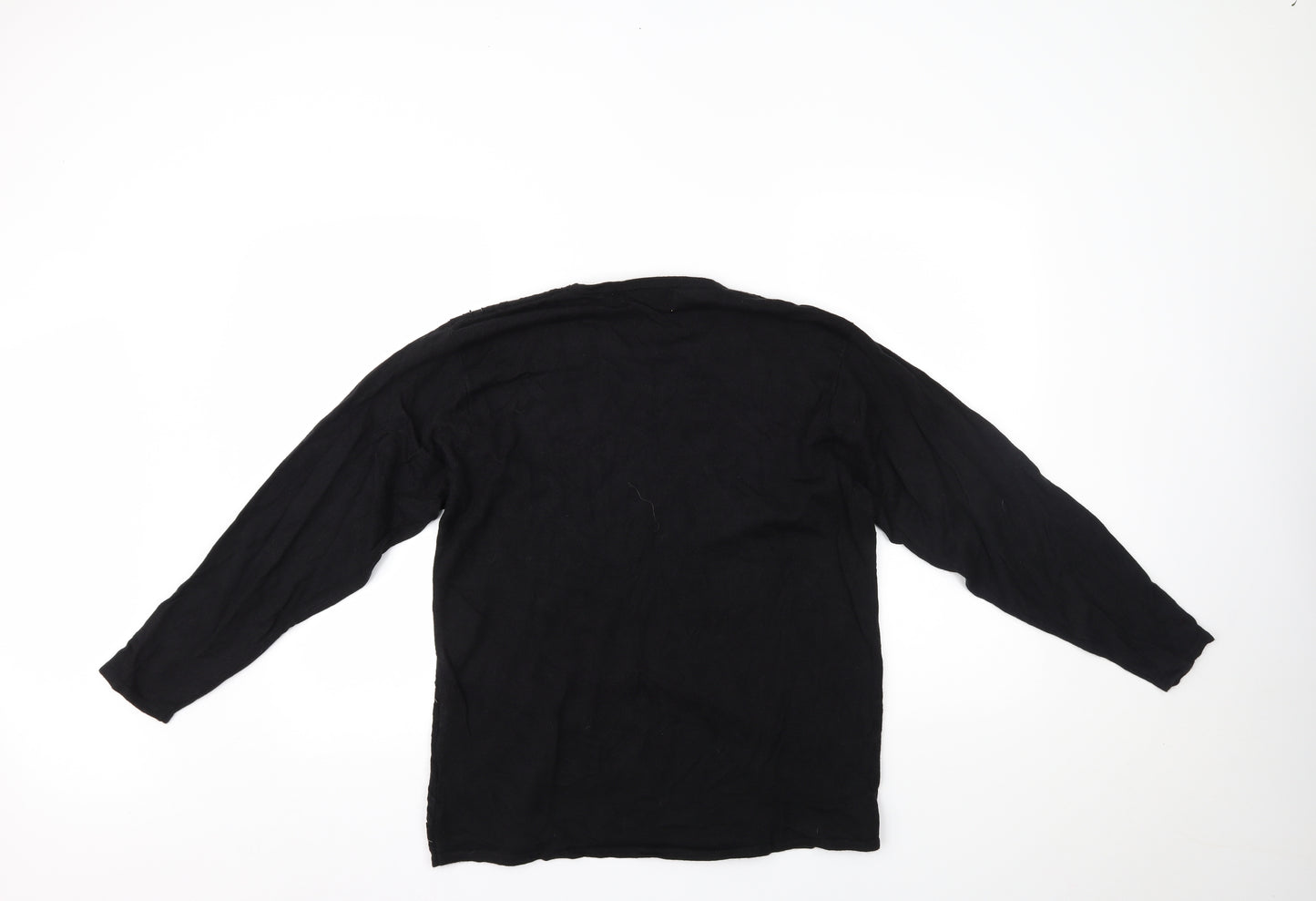 Frank Saul Womens Black   Basic Blouse Size 8
