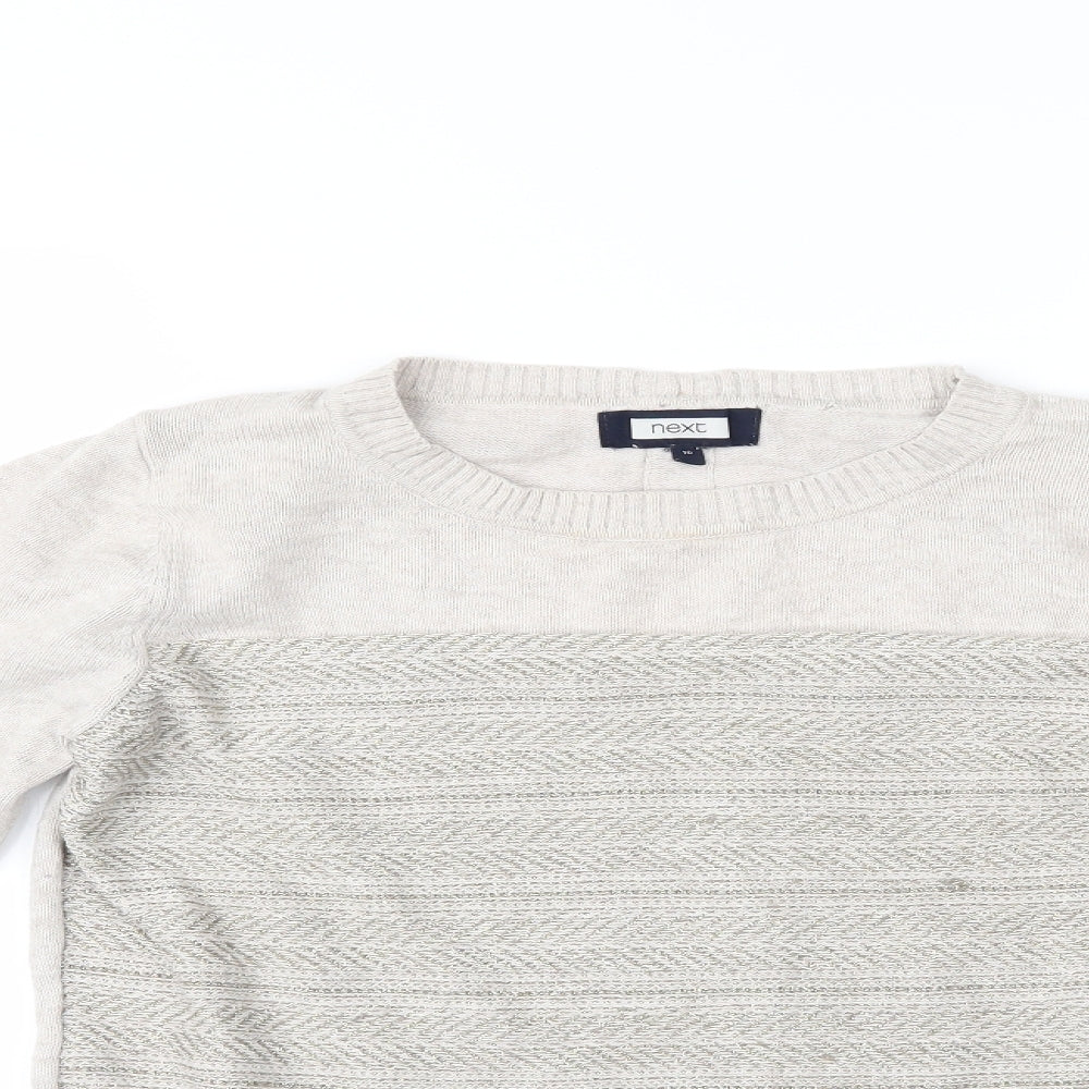 NEXT Womens Beige   Pullover Jumper Size 16