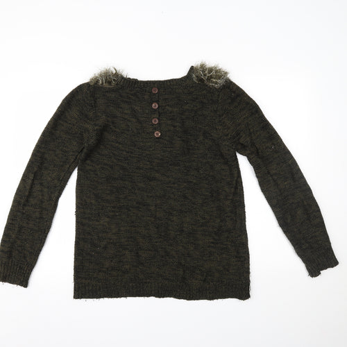 George Womens Green   Pullover Jumper Size 16