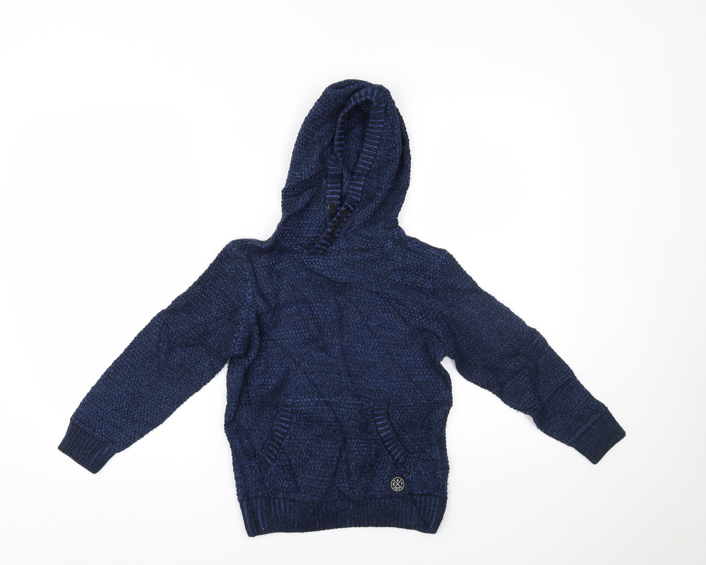 F&F Boys Blue   Pullover Hoodie Size 5-6 Years