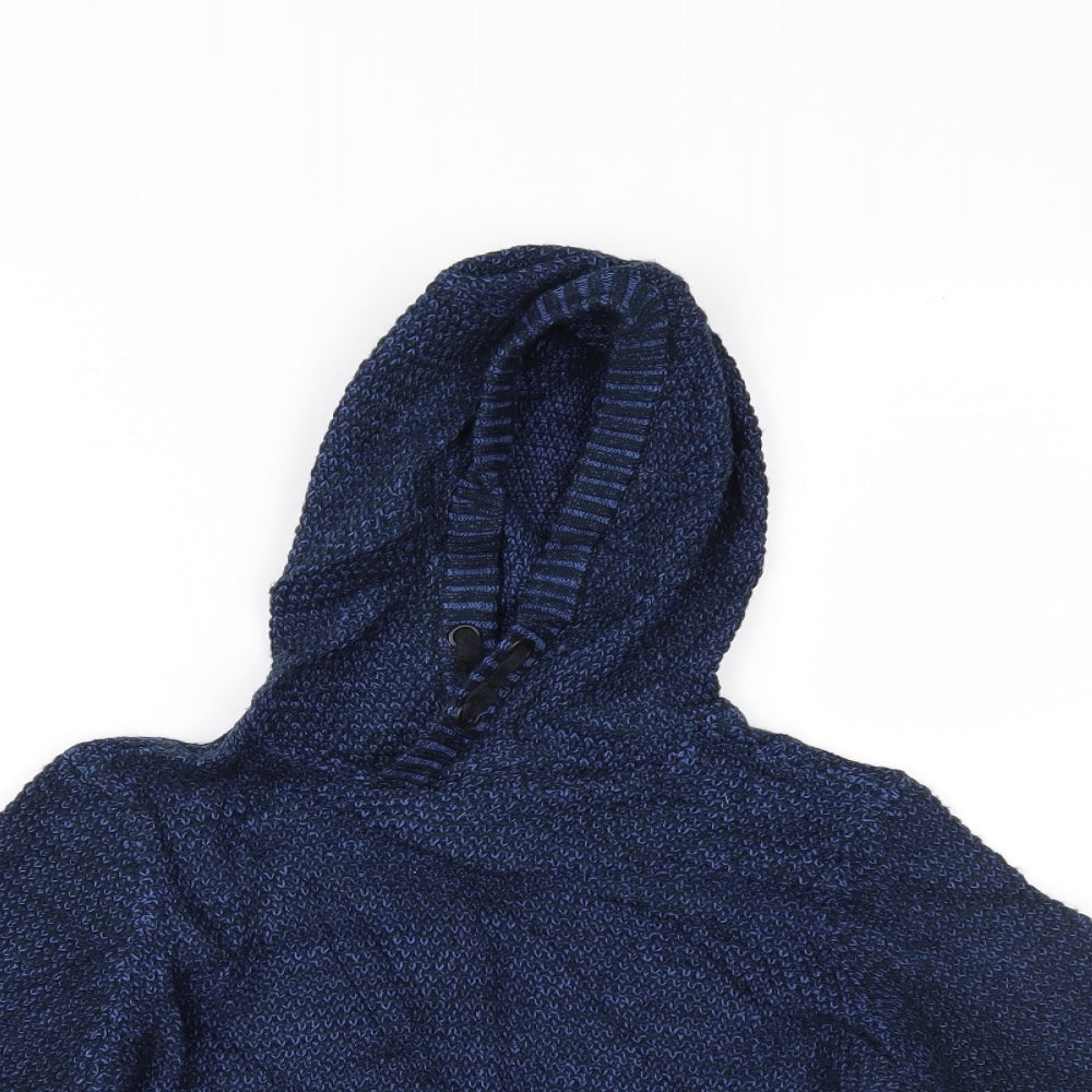 F&F Boys Blue   Pullover Hoodie Size 5-6 Years