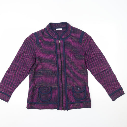LUCIA Womens Purple   Jacket  Size 14