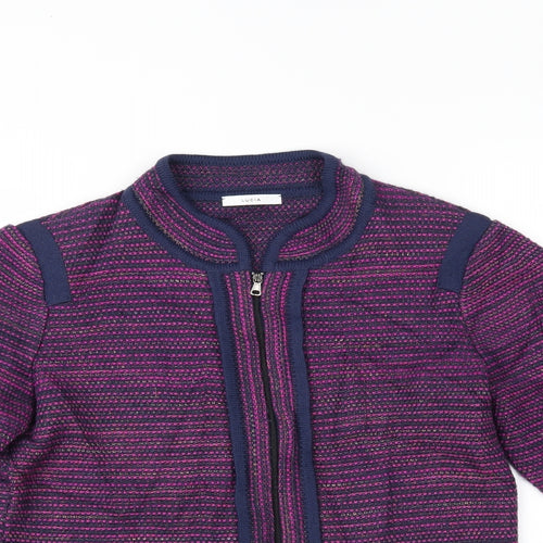 LUCIA Womens Purple   Jacket  Size 14