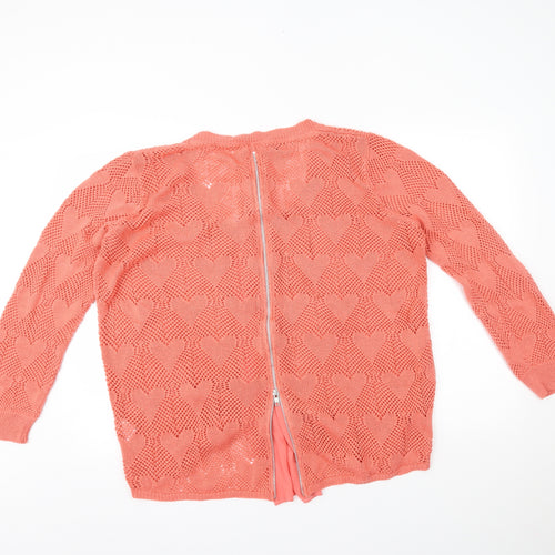 angel ribbons Womens Pink   Full Zip Jumper Size 22