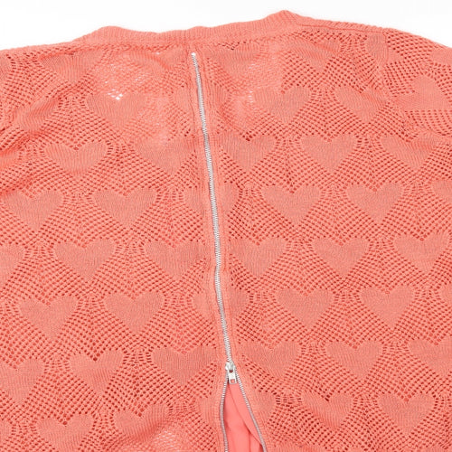 angel ribbons Womens Pink   Full Zip Jumper Size 22