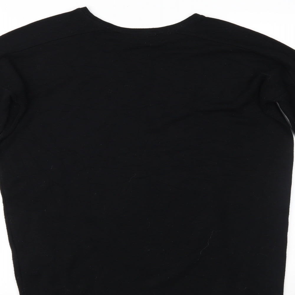 Topshop Womens Black   Basic Blouse Size 8