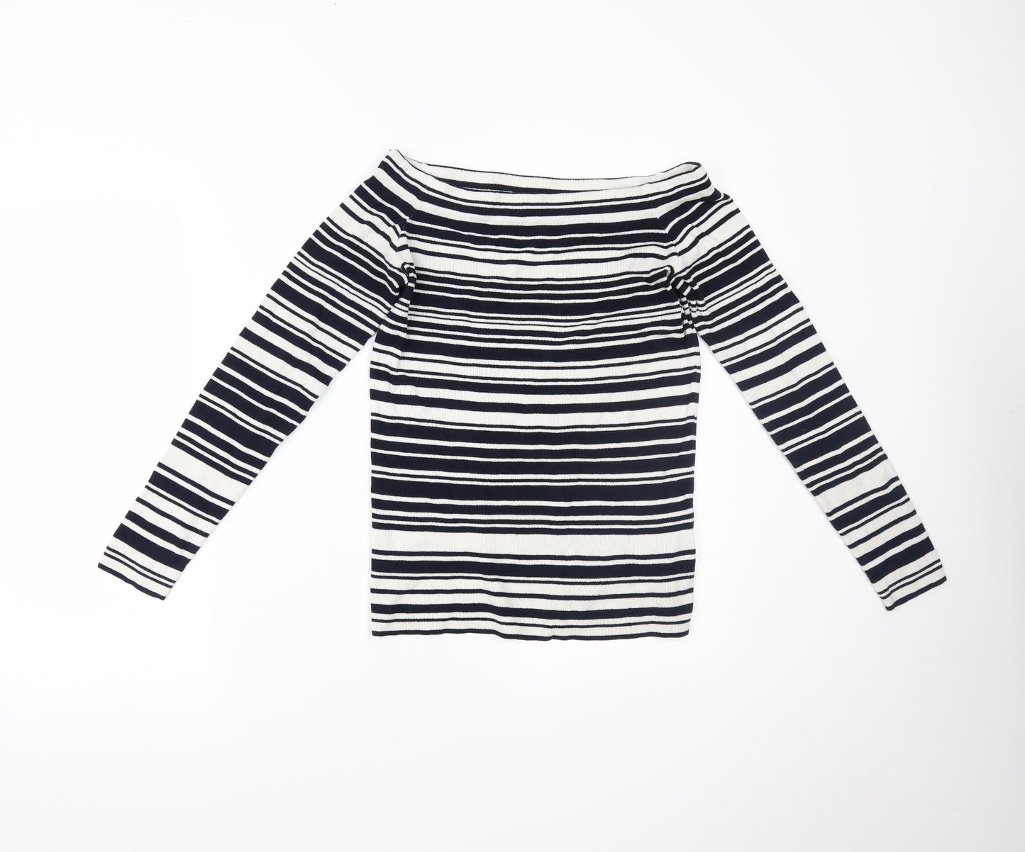 Dorothy Perkins Womens Blue Striped  Basic Blouse Size 12