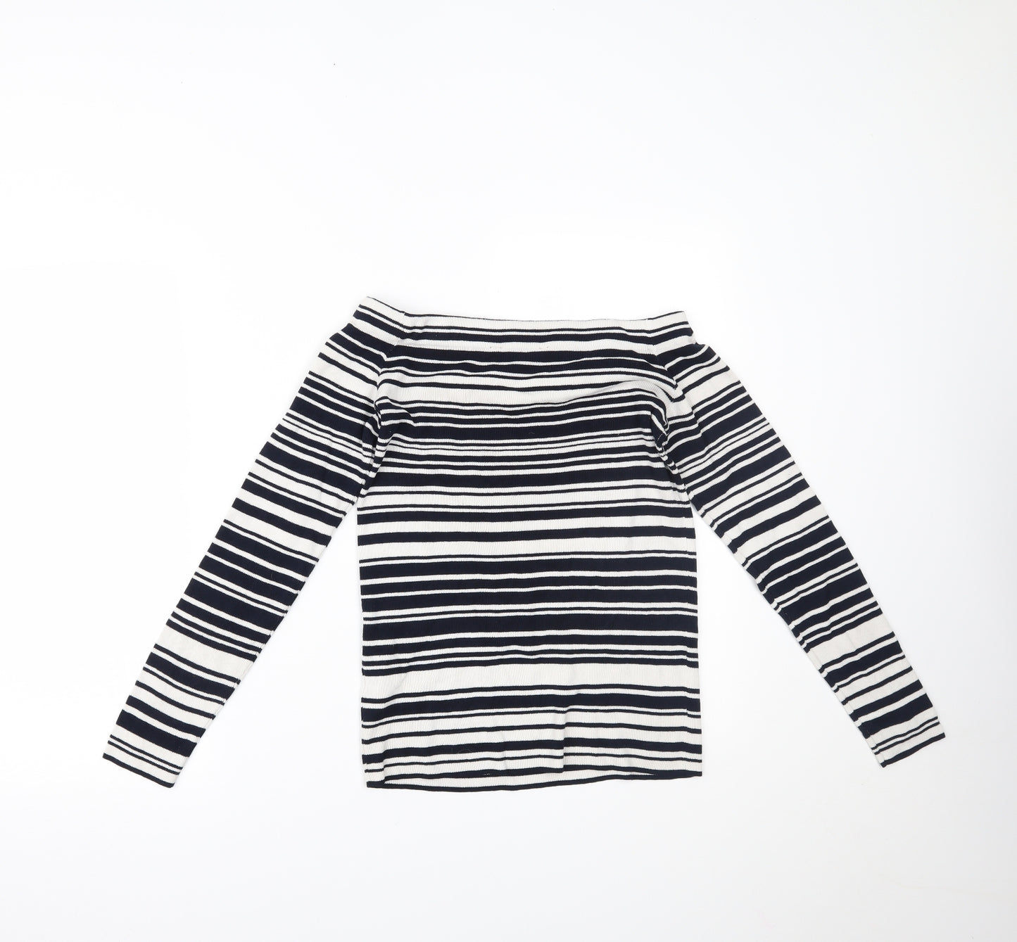 Dorothy Perkins Womens Blue Striped  Basic Blouse Size 12